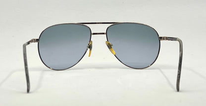 Wilshire Designs MOD-1202G Vintage Aviators w/New Steel Blue Custom Lenses