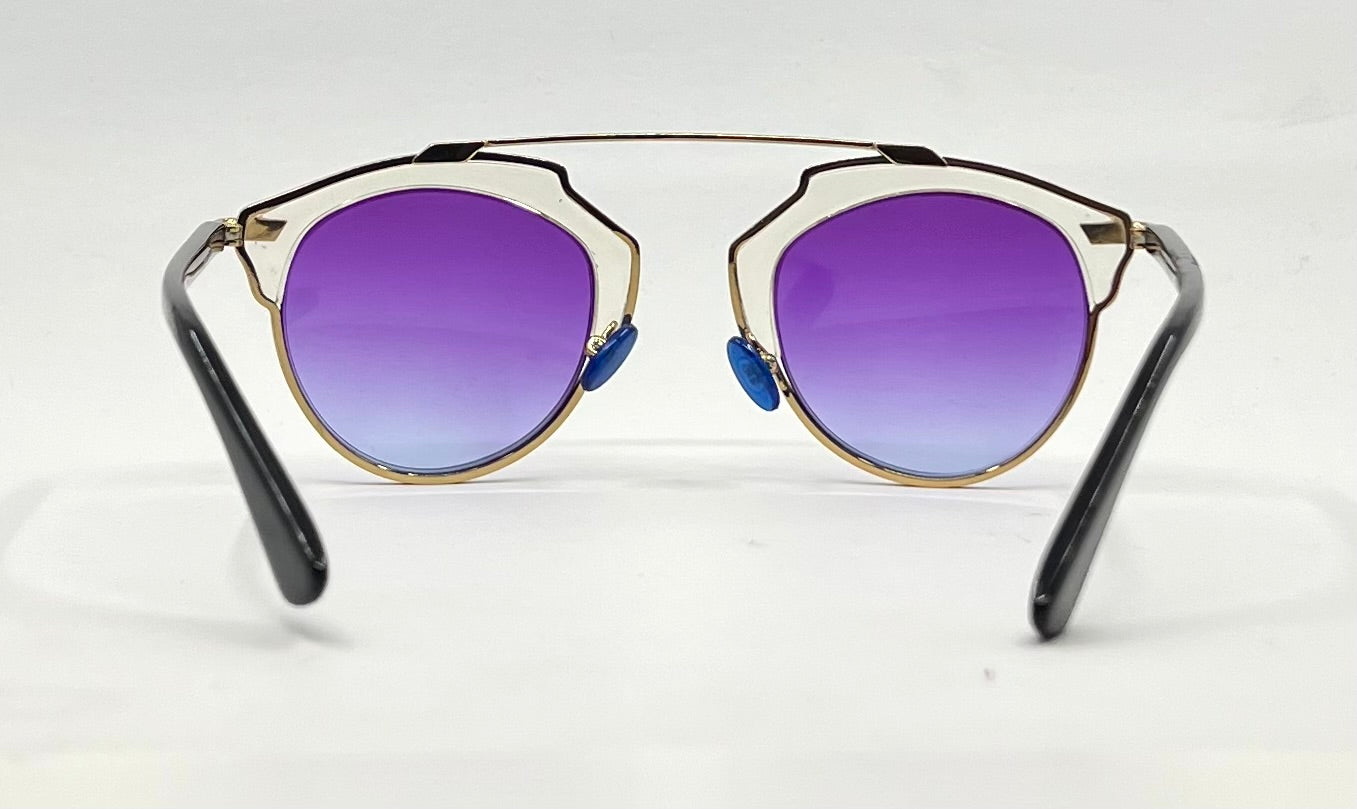 Christian Dior SO Real Sunglasses-New Gradient Purple Custom Lenses-Unworn