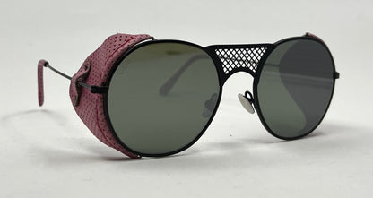 L.G.R Lawrence Flap 54-20-145 Pink Leather Side Shields Handmade in Italy Unworn