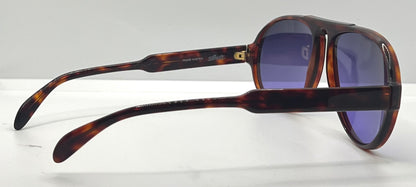 Silhouette M2095 Vintage Aviator Sunglasses w/New Violet Custom Lenses