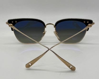 Chrome Hearts SLUNTRADICTION - Gold Sunglasses Zeiss Lenses Japan Authentic