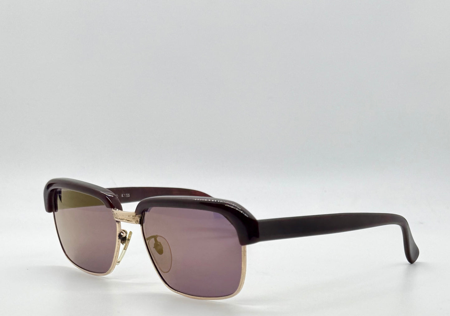 Vintage 50s–60s Browline Sunglasses 1/20 14K Gold Filled Deadstock