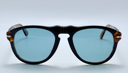 Vintage Persol 649 Sunglasses 1090/3R - Blue Prince of Wales Havana with Polarized Blue Lenses | Collector’s Condition