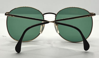 Silhouette M6039 VINTAGE Sunglasses-Gold/Red w/New Green Custom Lenses-54mm