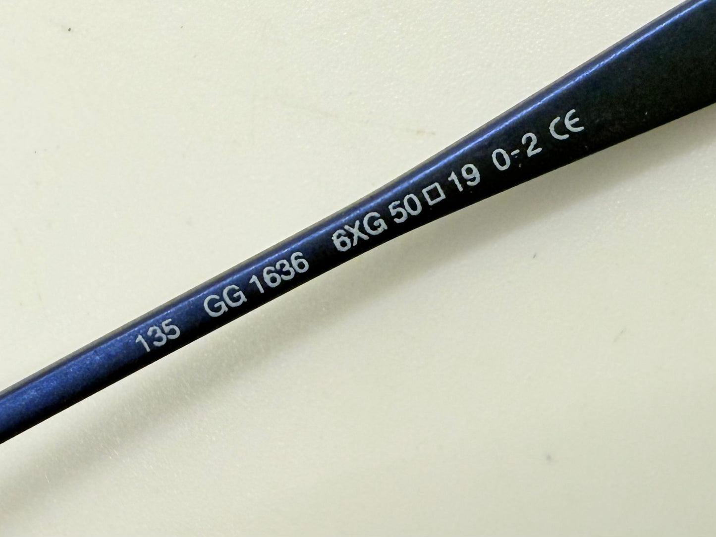 GUCCI GG1636 6XG-Blue Oval Optical Frames VINTAGE-Unworn-50mm