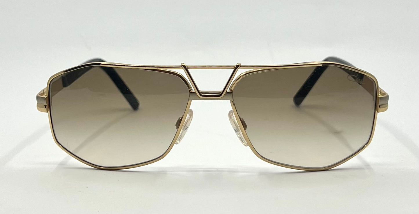 Cazal 9073 COL.001 Gold Black 61-16-140 Made in Germany-Vintage Sunglasses