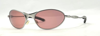 Easy Rider 2- Y2K Vintage Oval Sunglasses-Made in Italy-Unworn-Pink Lens