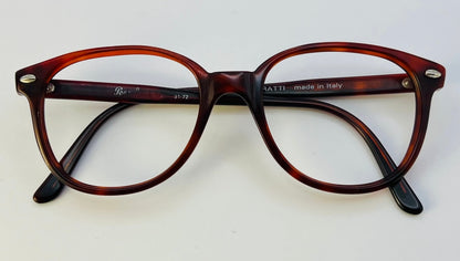 1980s Persol RATTI P 51/72 Vintage Sunglasses w/New Crimson Gradient Tinted Custom Lenses