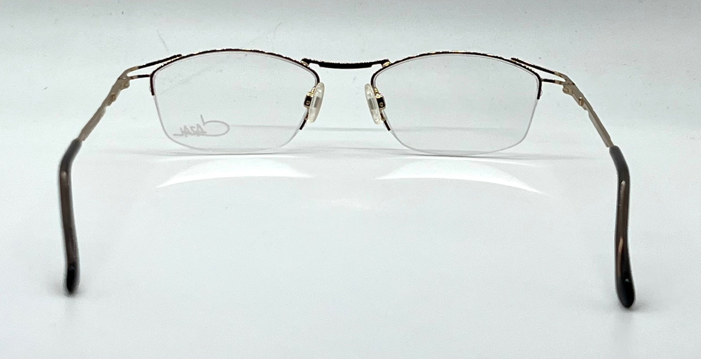 CAZAL 409 Col. 820 Vintage Eyeglasses-Made in Germany-Unworn/Deadstock-51mm