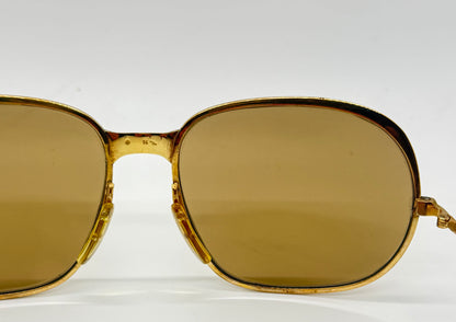 Marwitz-Vintage Deadstock Gold Metal 1960’s Sunglasses-130
