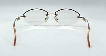 CAZAL 702 Col. 740 NOS/Unworn-Semi Rimless VINTAGE Eyeglasses-Germany