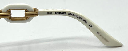 Moschino MO14301 Vintage Sunglasses w/New Solid Plum Tinted Custom Lenses-Italy