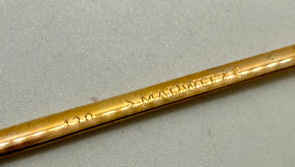 Marwitz-Vintage Deadstock Gold Metal 1960’s Sunglasses-130