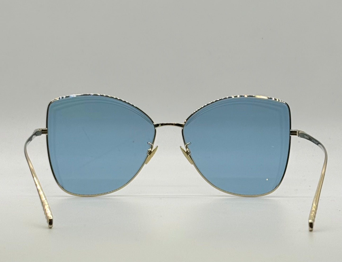 Chanel 4253 C.395/80-Y2K Vintage Gold Metal Sunglasses-UNWORN-w/Case