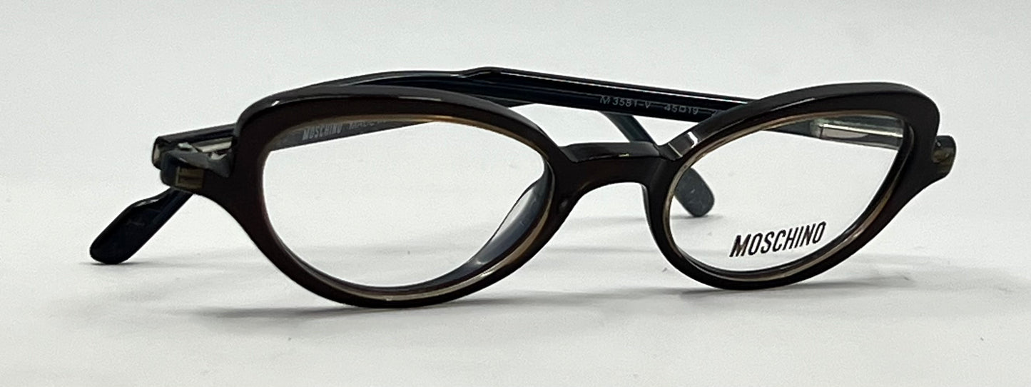 Moschino M3581-V Y2K Vintage Optical Frames-Unworn-45mm-Italy