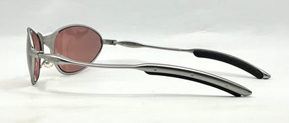 Easy Rider 2- Y2K Vintage Oval Sunglasses-Made in Italy-Unworn-Pink Lens