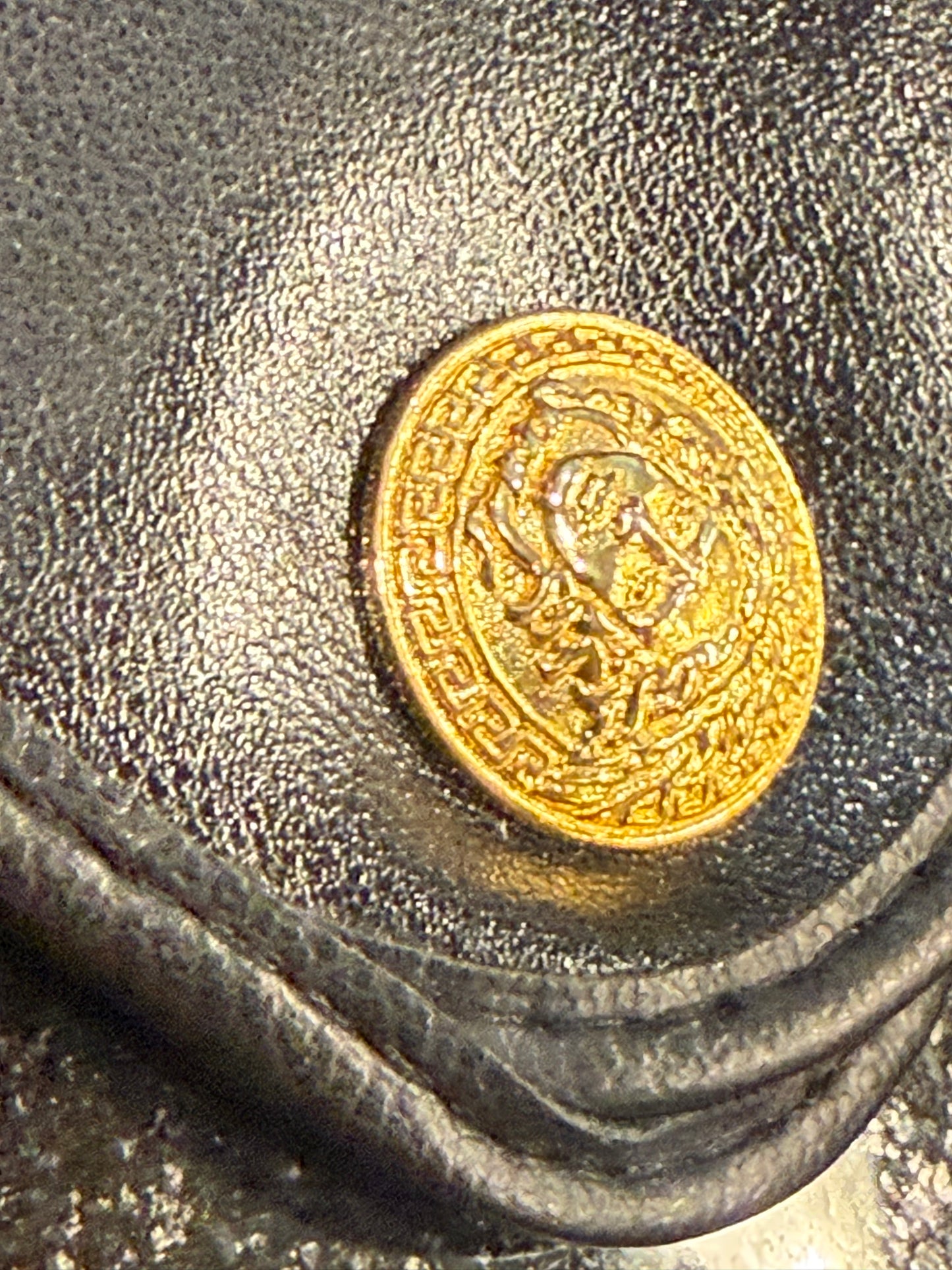 Gianni Versace VINTAGE Leather Case-Medusa NOS-RARE/COLLECTIBLE