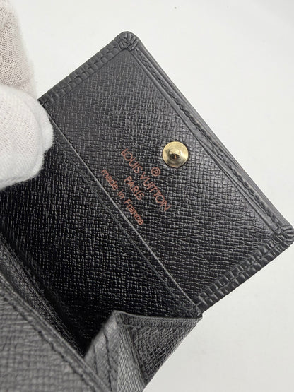 Louis Vuitton Vintage Black Epi Leather Snap Coin Purse-France