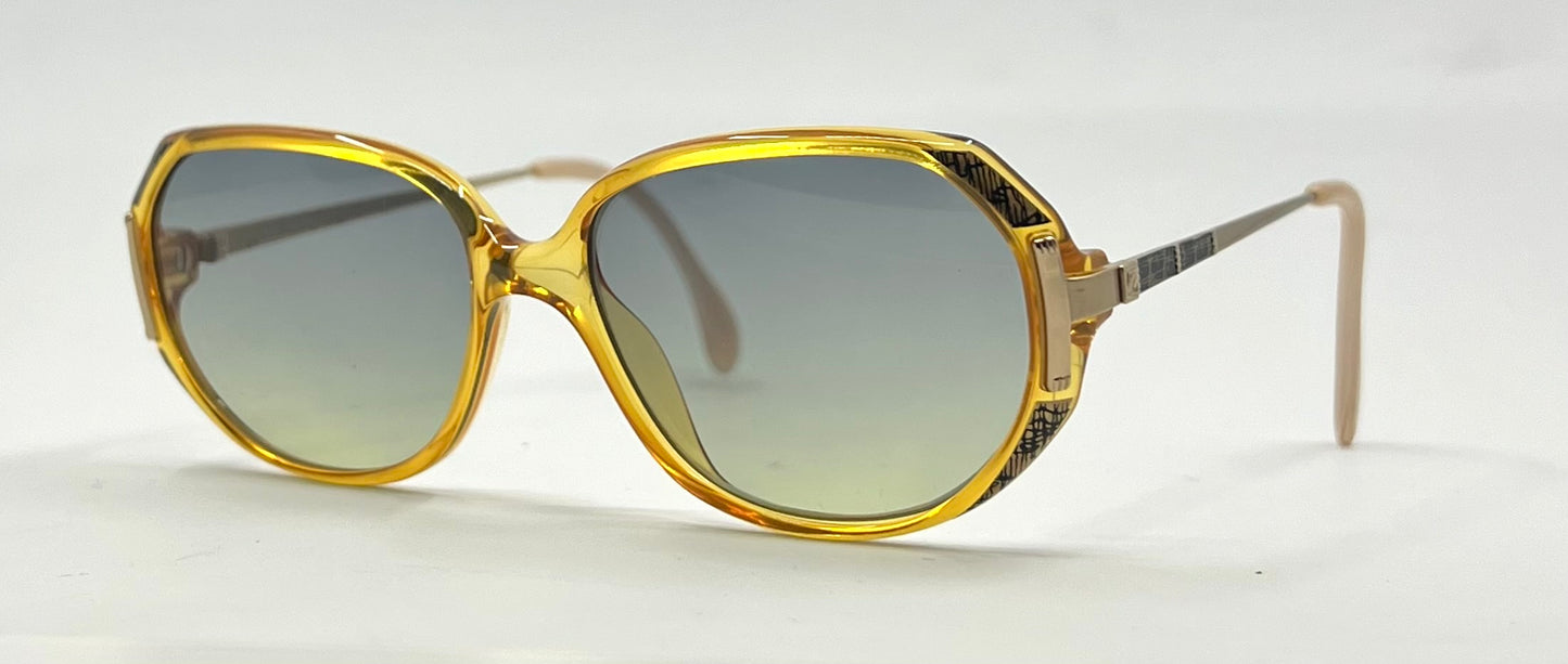 Zeiss Germany 3243 Vintage Sunglasses Deadstock w/New Gradient Custom Lenses