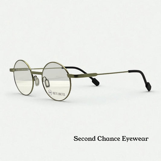 Odette Lunettes Fisher Round Eyeglasses 47mm – New Unworn – Antwerp Belgium