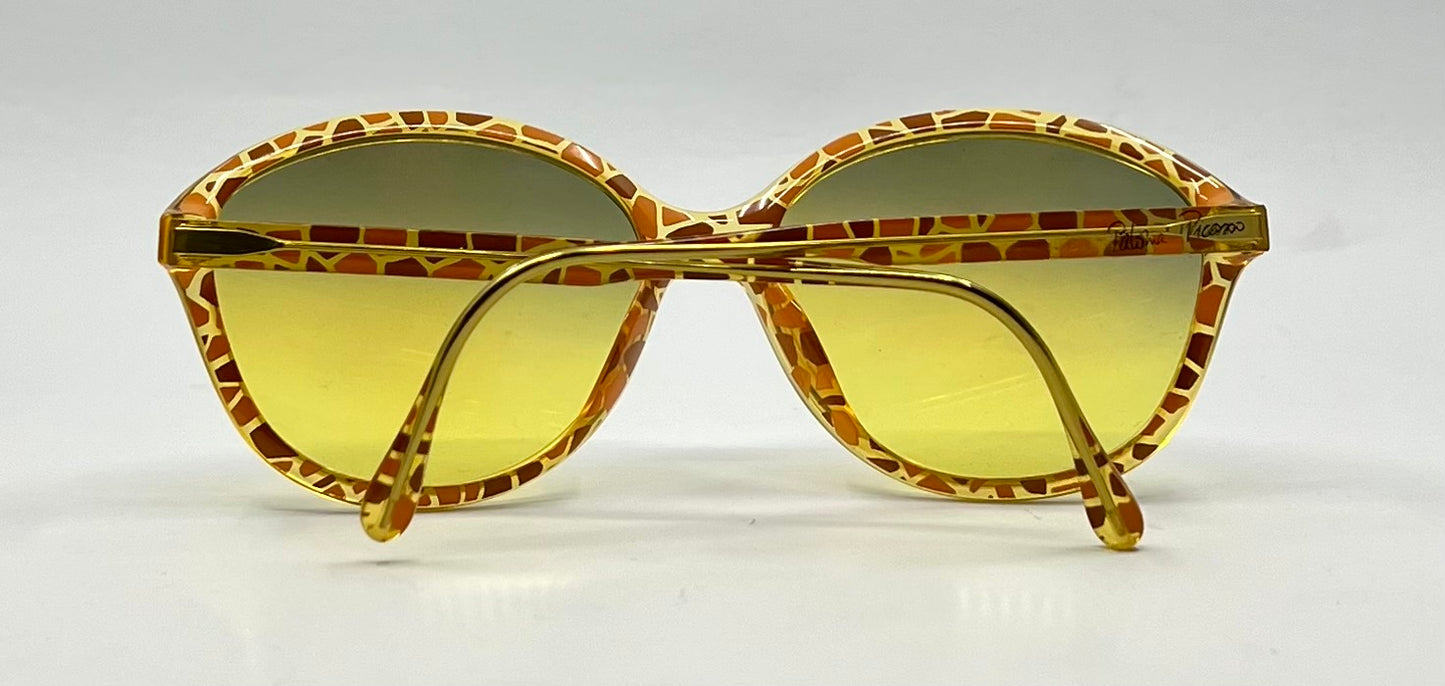 Pasha Picasso Giraffe Optyl Sunglasses-New Gradient Custom Lenses-VINTAGE-Unworn