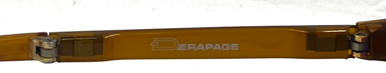 Derapage Italy Vintage Folding Sunglasses-New Purple Gradient Custom Lenses-NOS