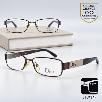 Dior CD3694 KAN Rectangular Vintage Optical Frame-Metallic Purple-Unworn