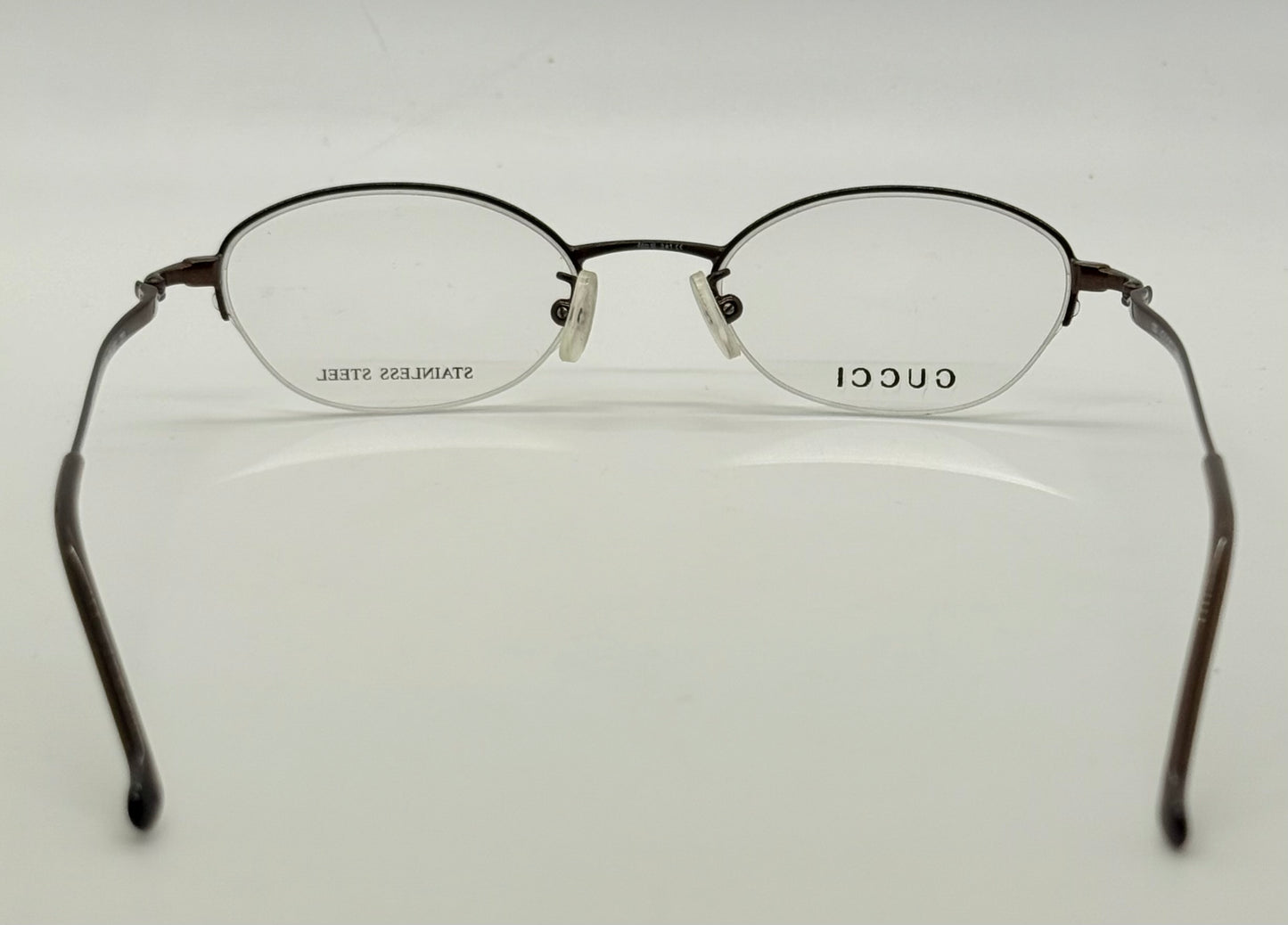GUCCI GG 2660 7PR Y2K Vintage Half-Rim Oval Optical Frames – Italy