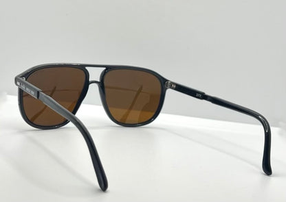 Bolle IREX 100 377 Vintage Sunglasses France-Glass Brown Lenses-Deadstock-56mm