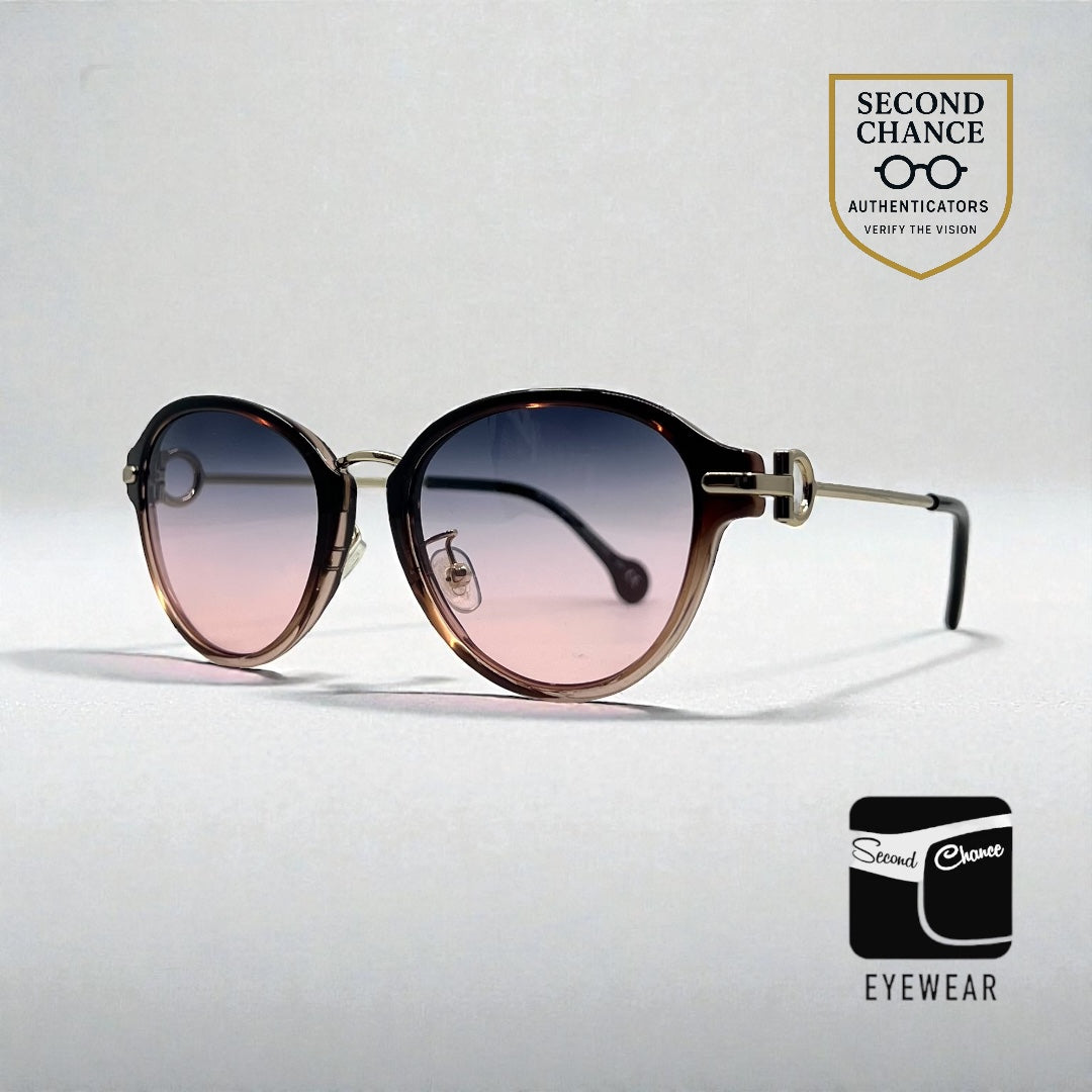 Salvatore Ferragamo SF2826 Sunglasses-New Grey/Rose Custom Gradient Lenses-Unworn