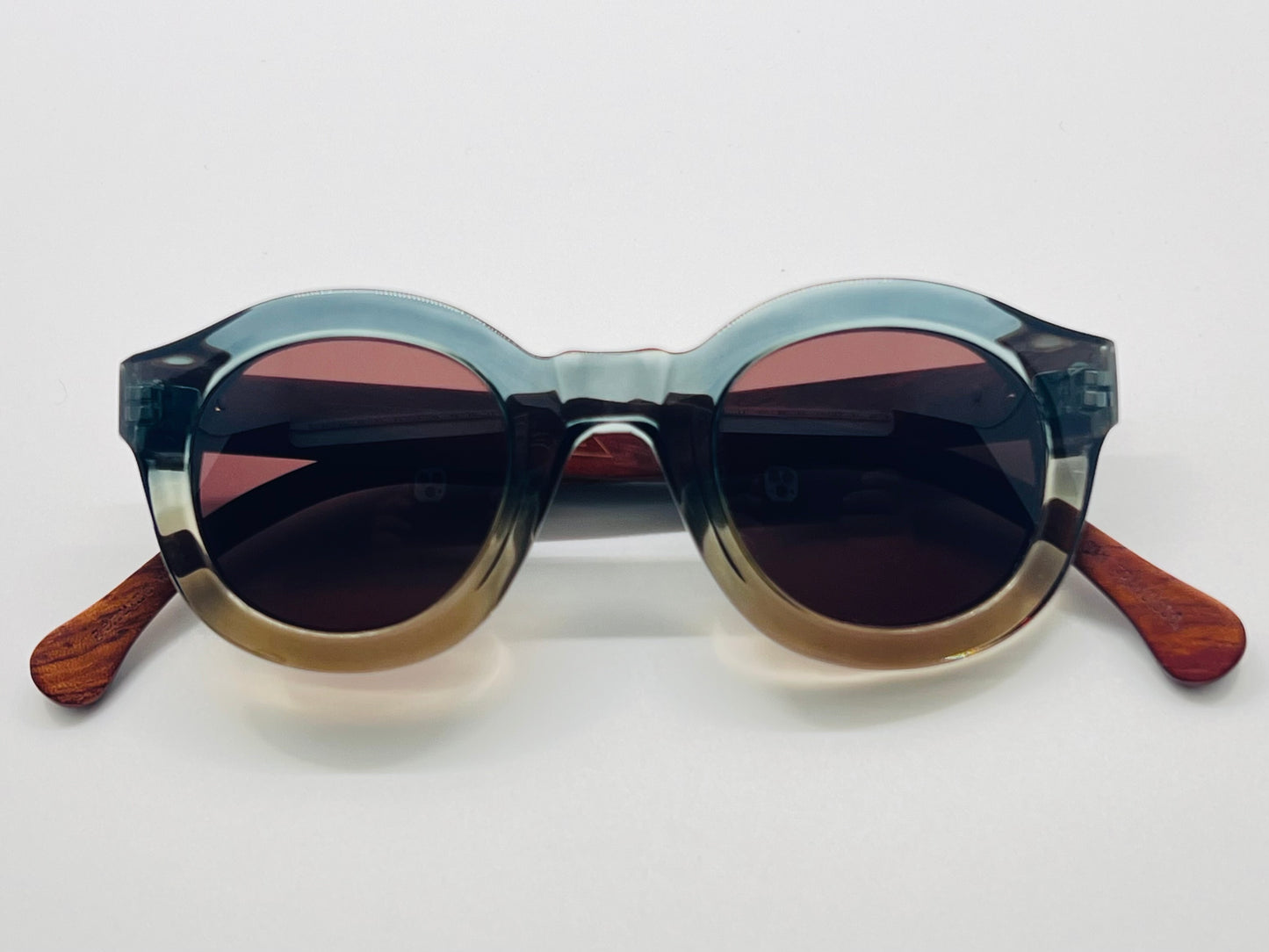 Original Timber Co. San Francisco-Model: B-16000
Y2K Deadstock-Genuine Wood Temples-45mm