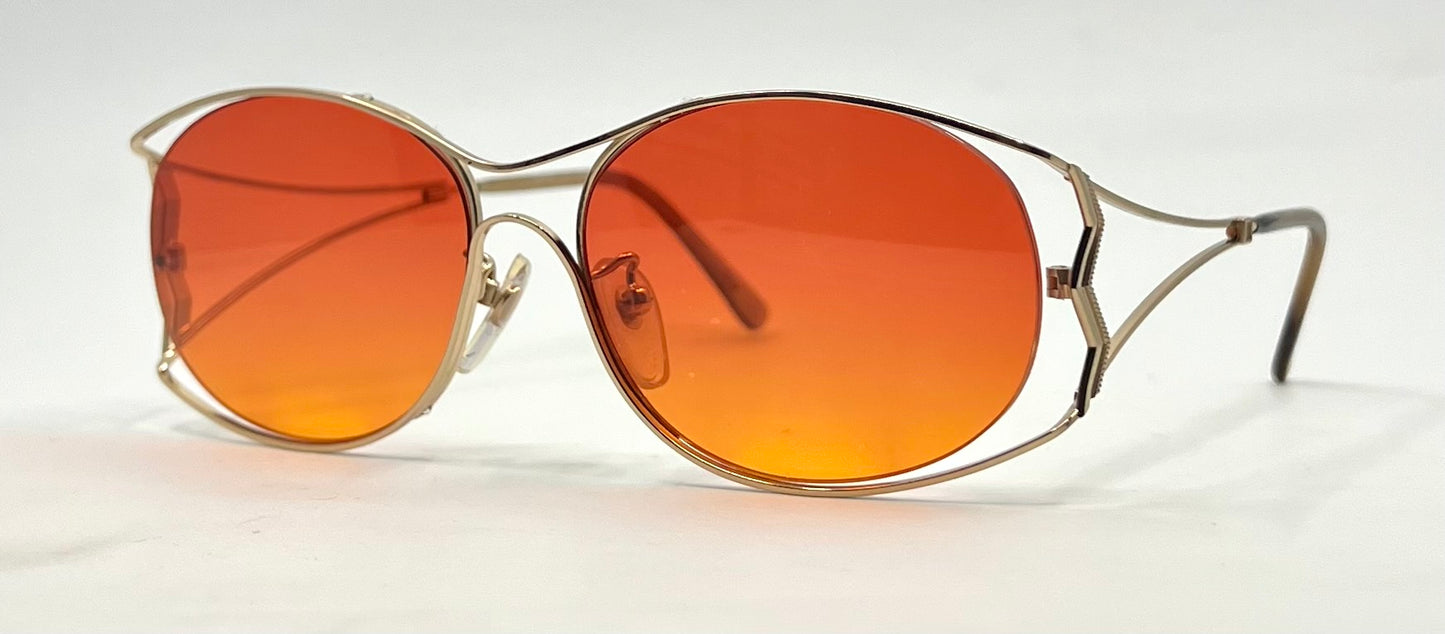 Swank Optical Prelude C4S-VINTAGE 80s Sunglasses-New Sunset Gradient Custom Lenses
