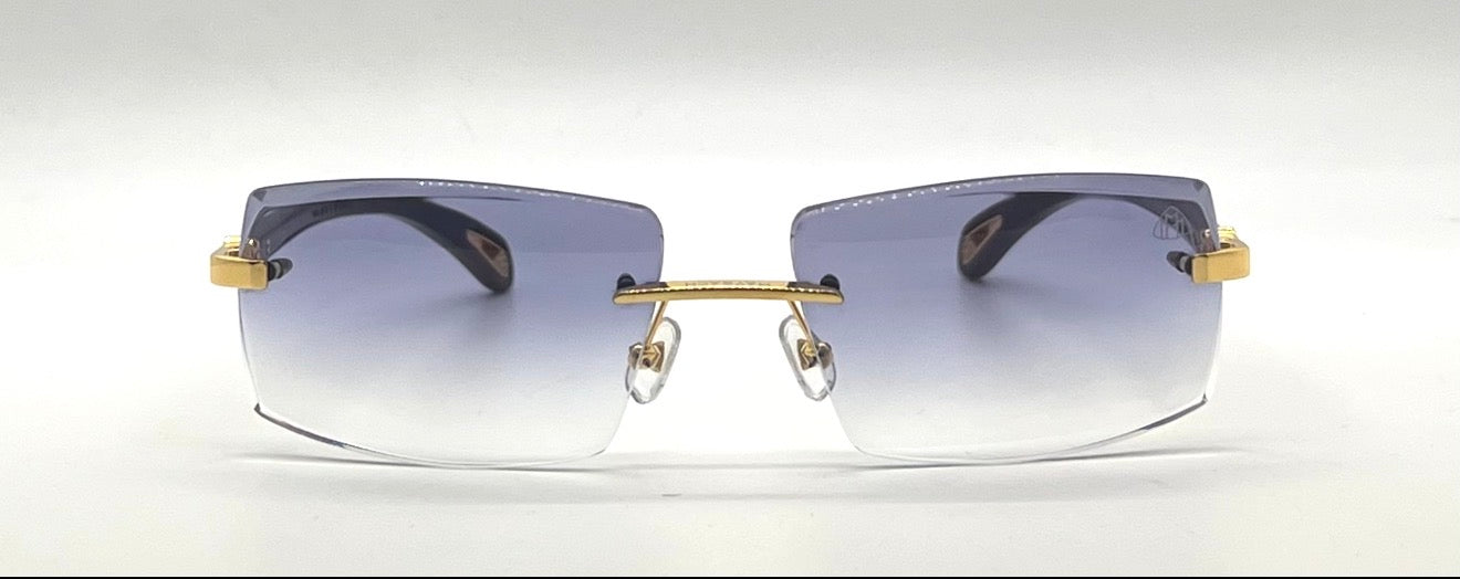 MAYBACH The Artist IX Wood Temples-New Custom Gradient Lenses-Unworn Sunglasses 57mm