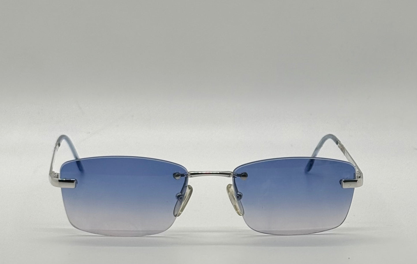Christian Dior Tiger Rimless Vintage Sunglasses-New Gradient Custom Lenses-58mm-Unworn