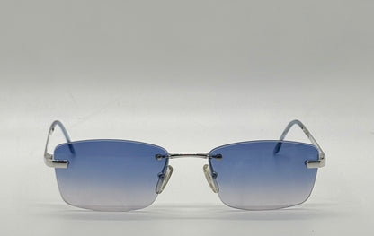 Christian Dior Tiger Rimless Vintage Sunglasses-New Gradient Custom Lenses-58mm-Unworn