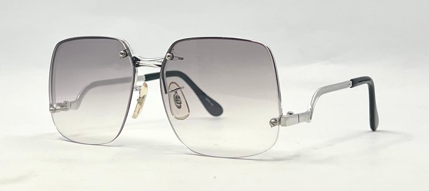 Shana 957 Caprice-Rimless Square Gradient Vintage Sunglasses-130mm