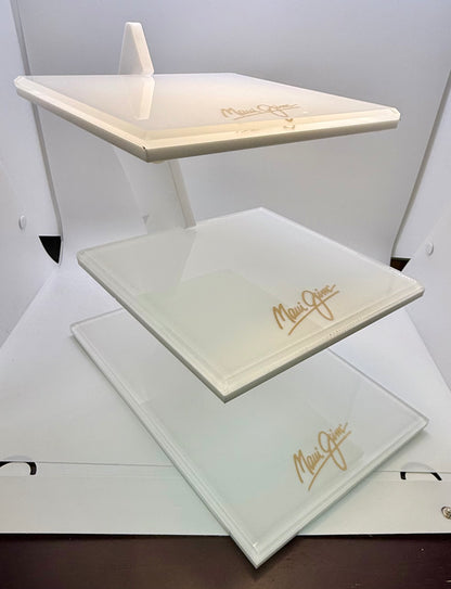 Pre-Owned Maui Jim 3-Tier Acrylic Retail Display with Gold Signage