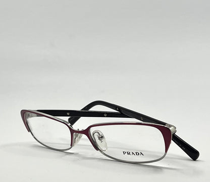 Prada VPR 5-O Optical Frame – Italian Made – Size 54-16-135 – Burgundy