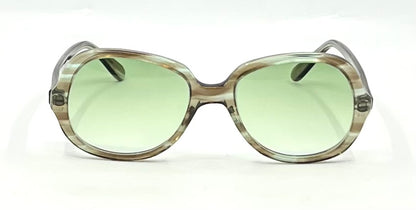 OWE 224-40 VINTAGE Sunglasses Made in Germany-Oversized Round Frame