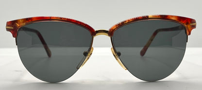 Versace 312/S Red Tortoise Vintage Sunglasses w/New Custom Lenses-52mm-Italy-Unworn