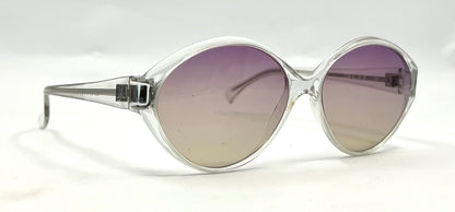 Lanvin France OLB 40 Vintage Sunglasses-New Gradient Tinted Custom Lenses-55mm