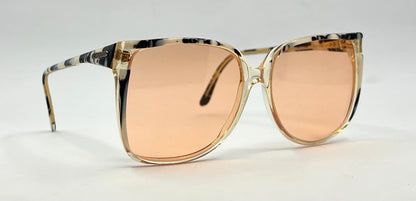 Valottica Italia 3560 VINTAGE Sunglasses-New Solid Peach Custom Lenses-Italy