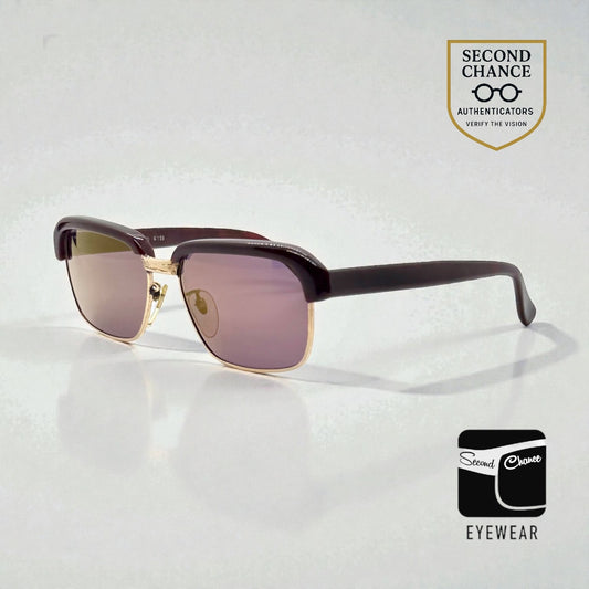 Vintage 50s–60s Browline Sunglasses 1/20 14K Gold Filled Deadstock