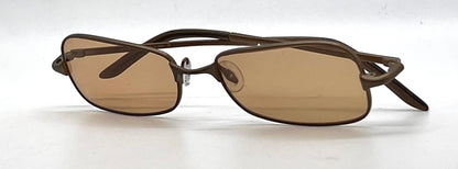 Prada VPR 72C-Y2K Bronze Sunglasses-New Solid Amber Custom Lenses-Italy