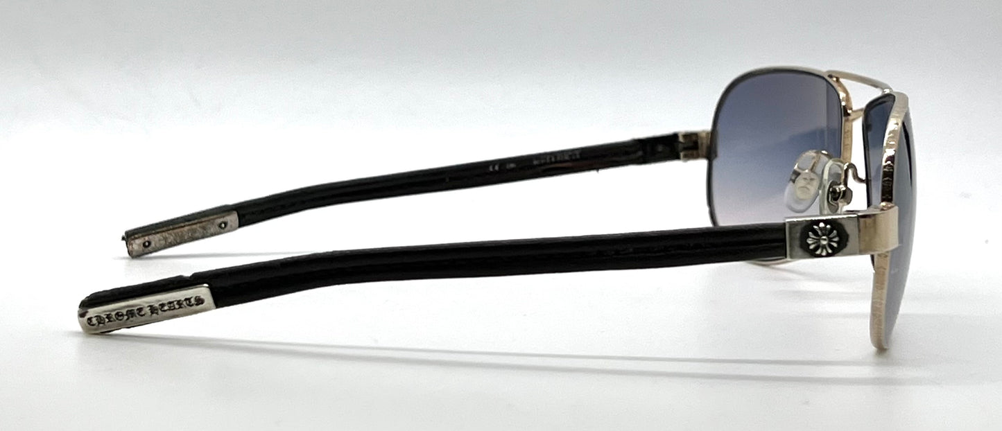 Chrome Hearts RED RIOT Vintage  Aviator Sunglasses-New ZEISS Custom Lenses-Full Kit-Japan