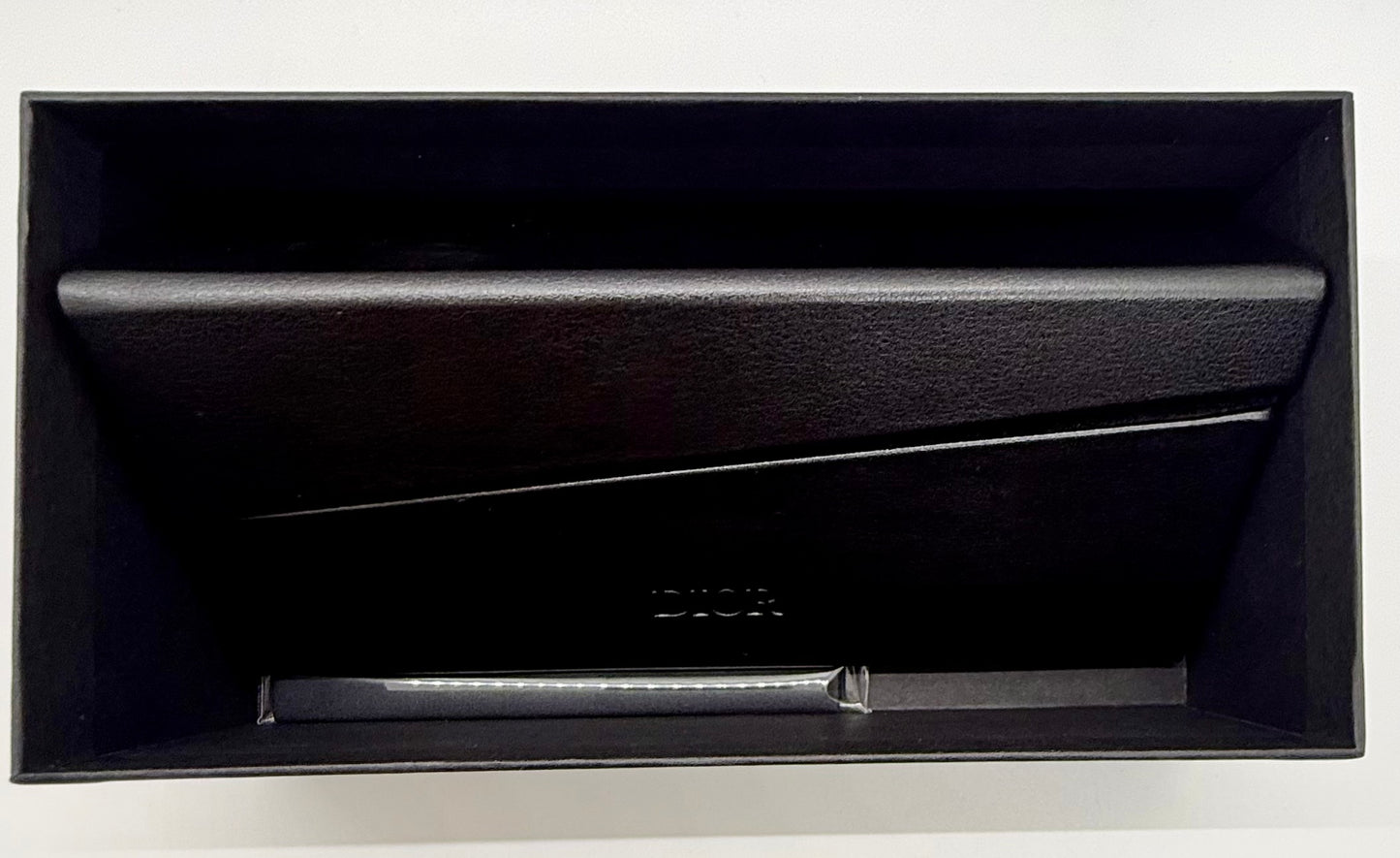 Dior 2VK49-VINTAGE Gold Metal Sunglasses-Blue Lenses 58-15-145 Unworn-Full Kit