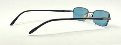 Chloé CL 1105 C01 Y2K Half-Rim Sunglasses-New Solid Aquamarine Custom Lenses
