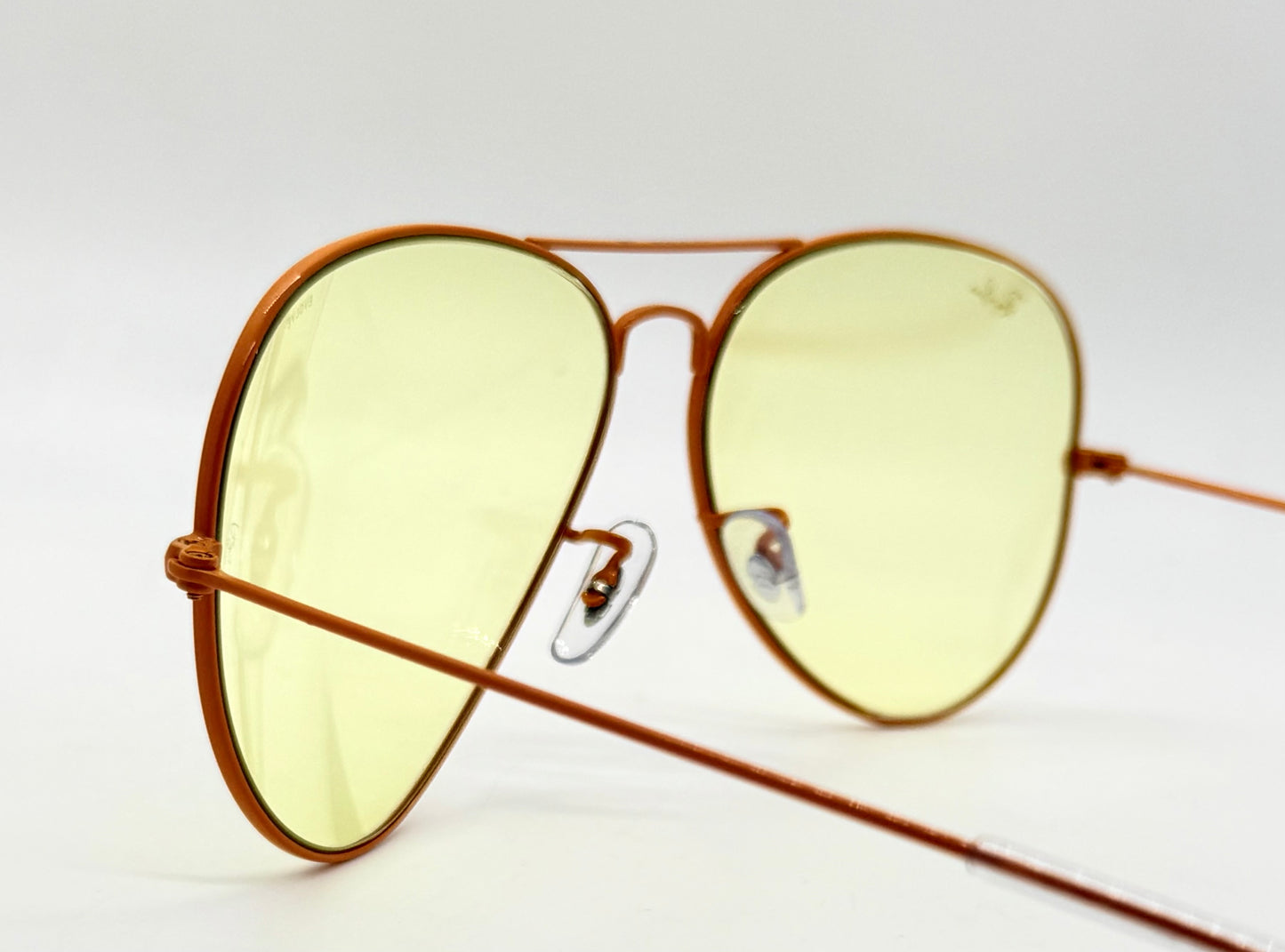 Ray-Ban RB3025 Aviator Evolve Yellow Photochromic Bronze 58-14 New Full Kit
