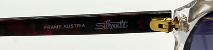 Silhouette M1298 Vintage Cat Eye Sunglasses w/New Custom Gradient Lenses-57mm-Austria/Unworn