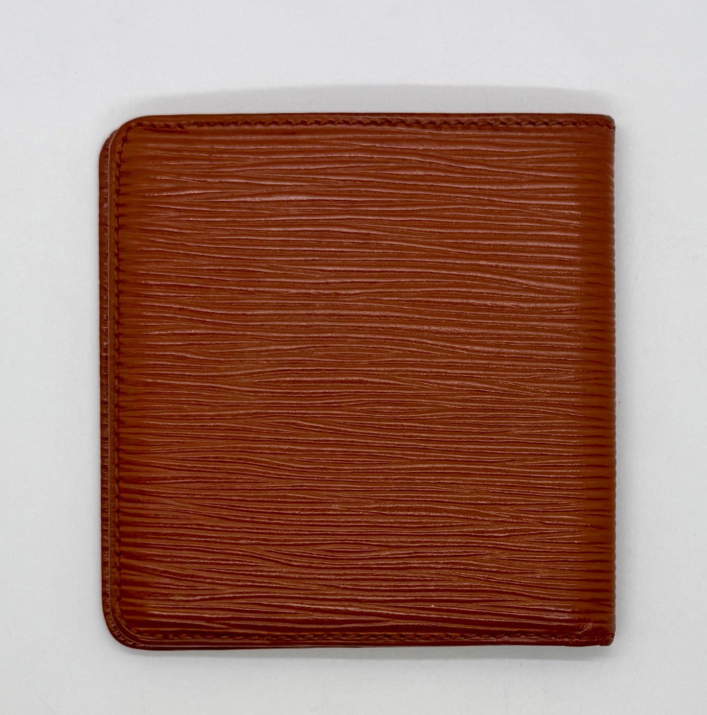 Louis Vuitton Vintage Epi Leather Bifold Wallet-Brown-Made in France